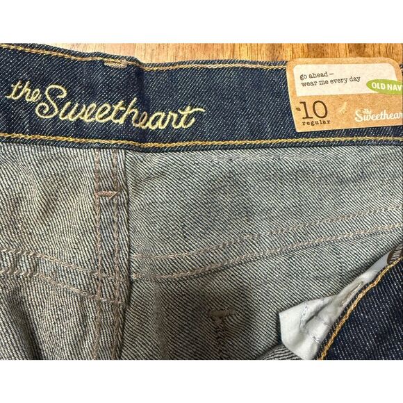 OLD NAVY THE SWEETHEART SKINNY Classic Rise Stretch WOMENS BLUE JEANS Size 10R - Picture 3 of 8